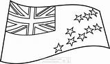 Outline Flag Tuvalu Clipart Flags Transparent Available sketch template
