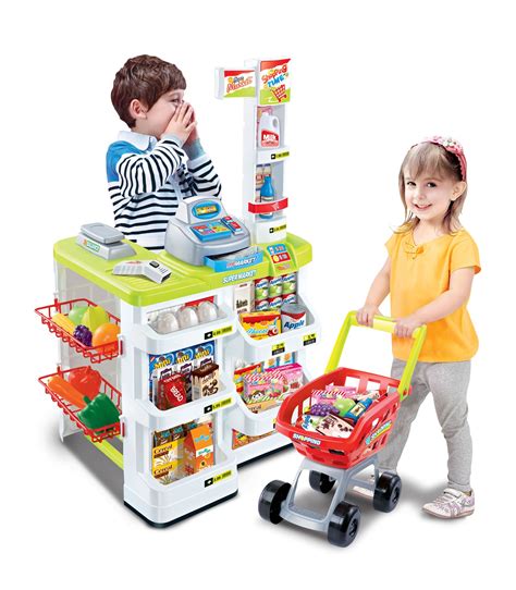 kids role play superstore shop toy children supermarket   colours ebay