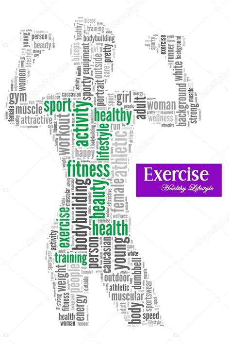 exercise  fitness info text graphics stock photo  zaihan