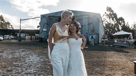 tasmania hosts one of the first same sex marriages in