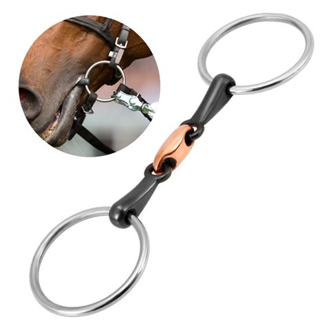 stainless steel horse mouth bit horse mouth piece equestrian snaffle