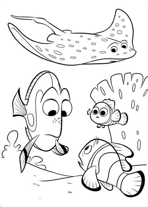 finding dory coloring pages    print