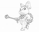 Wendy Koopa Coloring Pages Happy Printable Another sketch template
