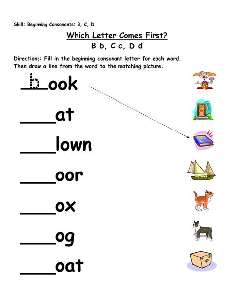 letter worksheets  children beginning sounds worksheets