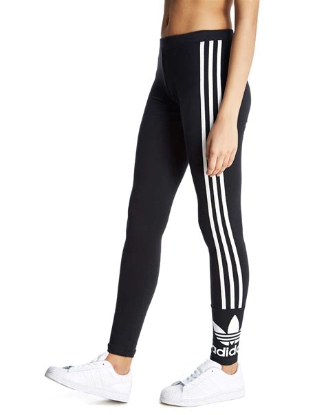 adidas originals  stripe trefoil leggings jd sports