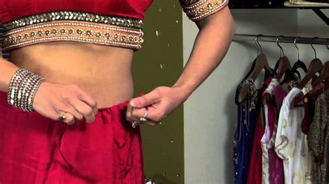 wear sari skirts sari style youtube