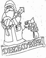 Dezember Monatsbilder Weihnachtsmann Ausmalen Malvorlage Malvorlagen sketch template
