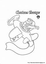 George Curious Coloring Pages Christmas Getdrawings sketch template
