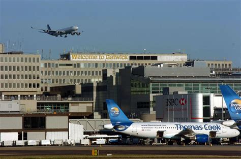 gatwick runway closed  flights diverted  drone spotted  airport london evening