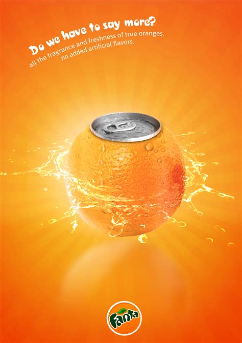 fanta print advert  istituto europeo  design oranges ads
