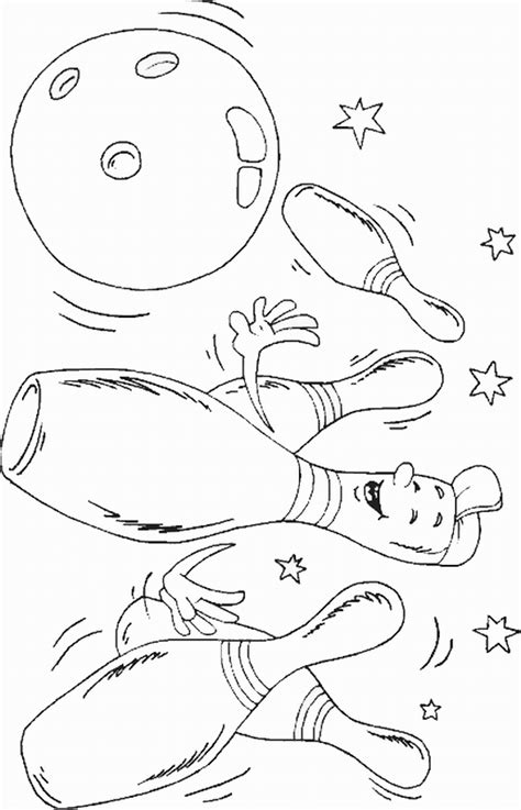 bowling coloring pages coloring home