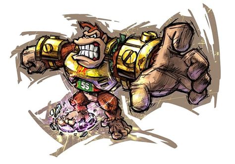 mario strikers charged concept art