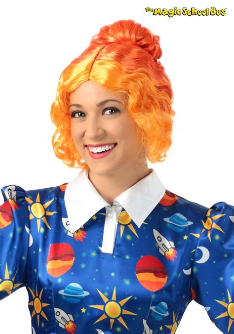 magic school bus ms frizzle wig multicolor