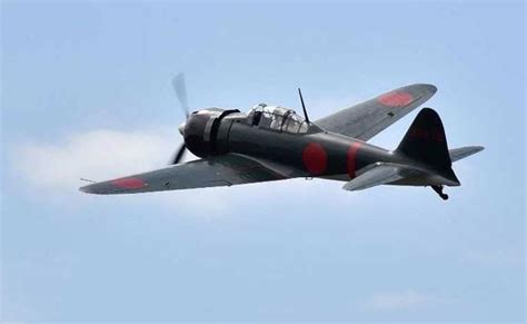 dreaded world war ii zero fighter takes to the skies over japan