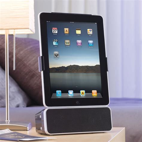 idesign portable ipad dock speaker gadgetsin
