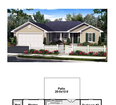 house design ranch style cool house plan id chp  total living area  sq ft