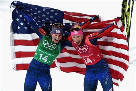 jessie diggins wins historic gold medal at olympics new video