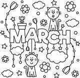 March Colouring Coloring Pages Para Colorear Printable Spring Color Kids Enjoy Mommas Thrifty Tips Sheets Choose Board sketch template