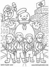 Ghostbusters Coloring Pages Printable Print Ghostbuster Colouring Color sketch template
