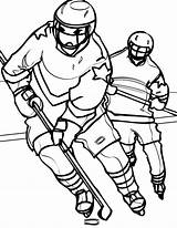 Coloring Hockey Sports Pages Sheet Sheets Colouring Kids Visit Uniform Jersey Print sketch template