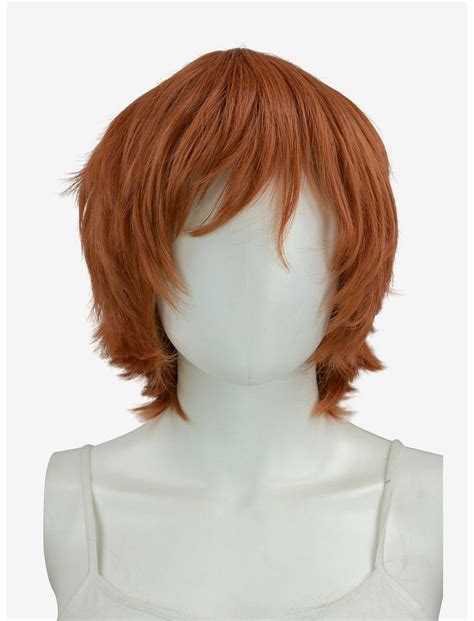 epic cosplay apollo cocoa brown shaggy wig for spiking hot topic