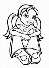 Coloring Pages Character Kids Cartoon Cartoons Printable Getcolorings Color Ca Print sketch template