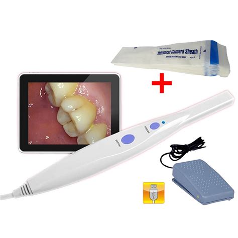 mega pixels usb  led dental intraoral oral camera  software pedal hkpcs sheath