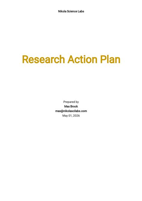 action plan  research