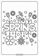 Spring Coloring Pdf Printable Pages Sheets Color Kids Board Preschool Book April Coloringoo Whatsapp Tweet Email Cartoon Choose sketch template