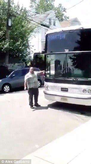 bus driver caught on camera mooning resident during argument daily