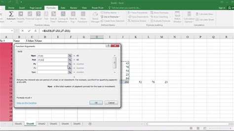ms excel part  formula tab functionalities youtube