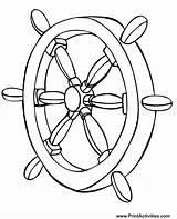 Wheel Coloring Ship Boat Steering Helm Drawing Pirate Pages Template Sketch Drawings Clipart Water Sailboat Getdrawings Designlooter Clip Library Printable sketch template