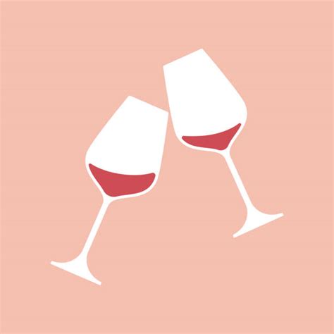 Wine Glasses Cheers Illustrations Royalty Free Vector Graphics And Clip
