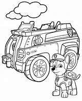 Coloring Chase Patrol Paw Police Car sketch template