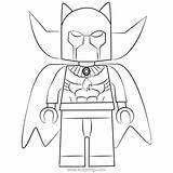 Funko Marvel Xcolorings Supergirl sketch template