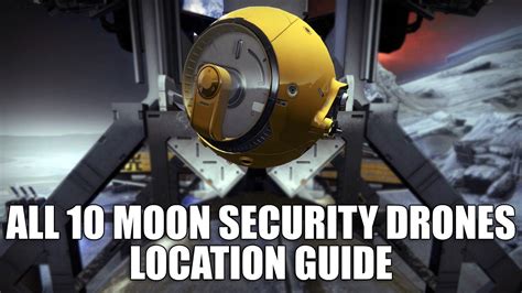 moon security drones location guide revision  destiny  season   seraph youtube