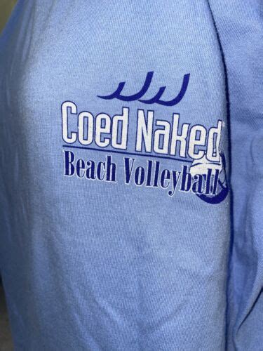 Coed Sportswear Coed Naked Beach Volleyball T Shirt  Gem
