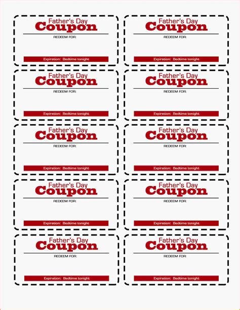 blank coupon template printable sample professional template