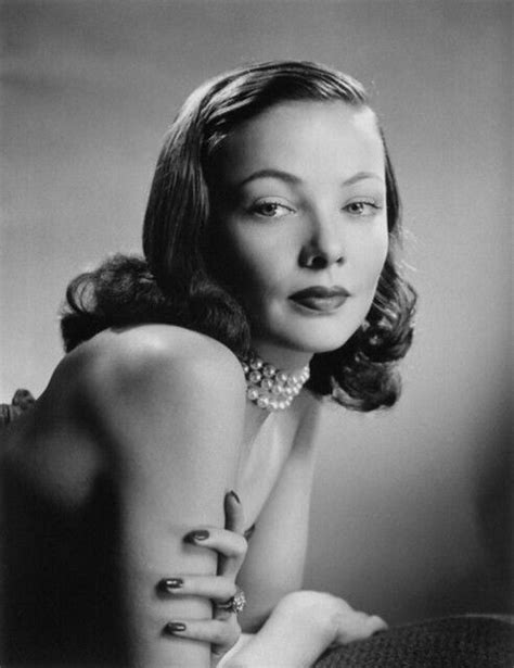 Gene Tierney Hollywood Stars Old Hollywood Glamour Golden Age Of