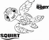 Coloring Finding Pages Nemo Dory Squirt Printable Disney Kids Colouring Color Drawing Colorir Para Book Tartaruga Crush Sheets Adult Da sketch template