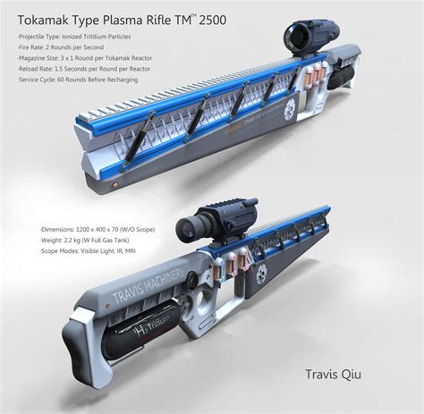 plasma gun concept  travisqiu  deviantart