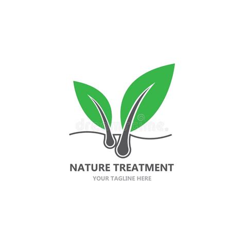 hair treatment logo stock vector illustration  epilation