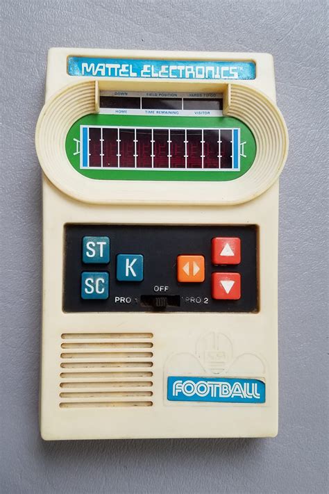 electronic football game handheld hangar  prop rentals