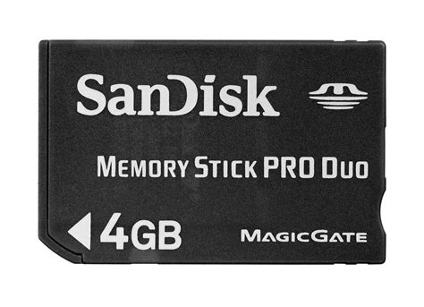 memory stick pro duo card gb sandisk inforcom
