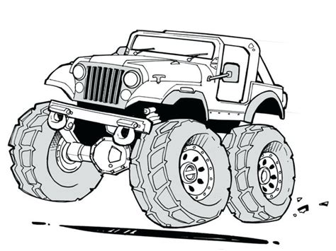 jeep  colorear jeep  jeep  colorear  imprimir dibujos de