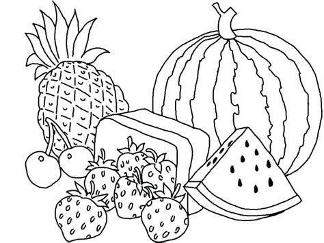veggie coloring pages fruit  vegetable coloring pages  print