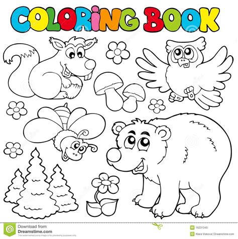 forest  animals coloring pages thousand