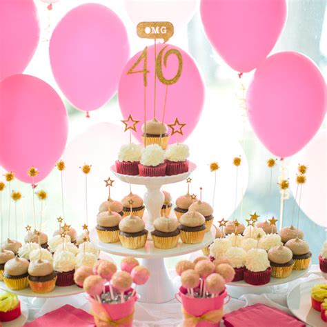 Surprise 40th Birthday Party Ideas A Pink And Gold Birthday