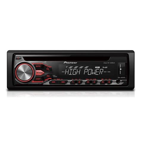 pioneer deh fd high power car stereo  rds tuner usb  aux  supports ipodiphone