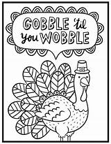 Thanksgiving Coloring Pages Gobble Adult Til Wobble Store Printable Adults Print Color Kids Fun Keep Turkey Grocery Kitchn Colorings Info sketch template
